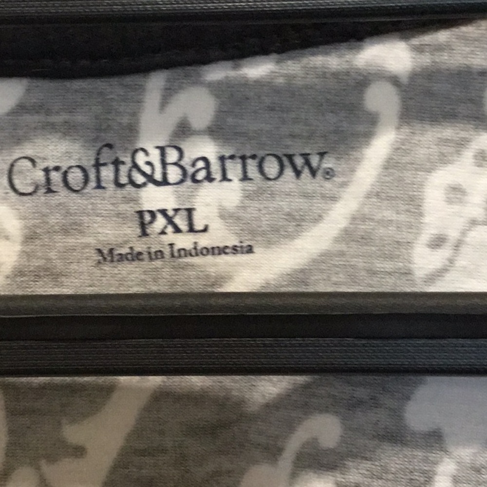 Black and White Croft & Barrow top, PXL - Picture 2 of 4